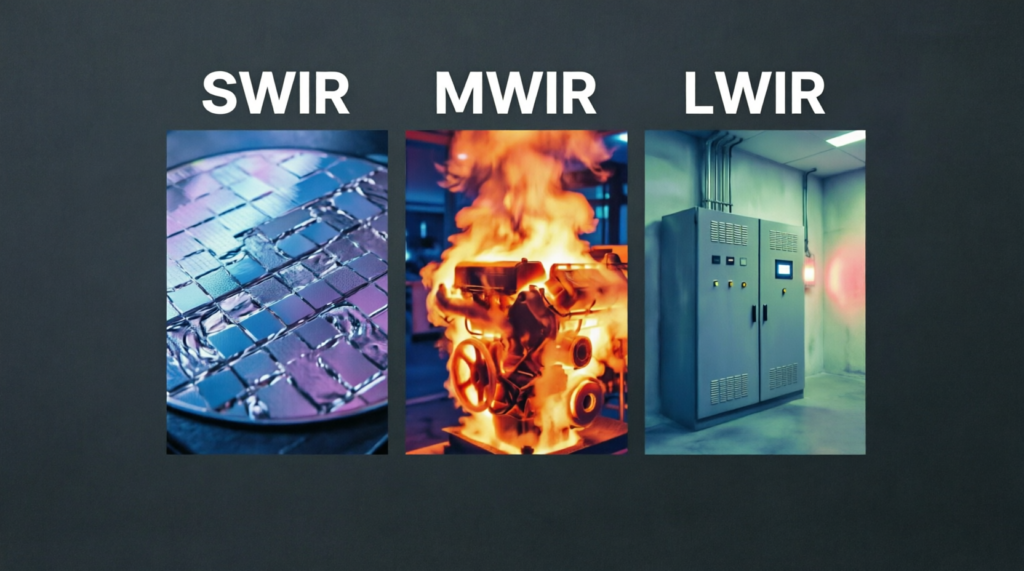 SWIR, MWIR или LWIR: Выбор инфракрасного диапазона для промышленной диагностики и научных исследований