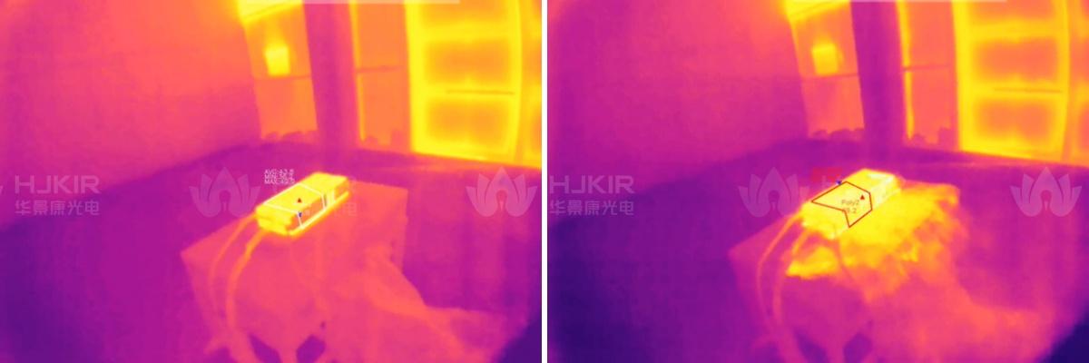 ИК-термография разрушающих испытаний литиевых батарей тепловизором HJKIR
