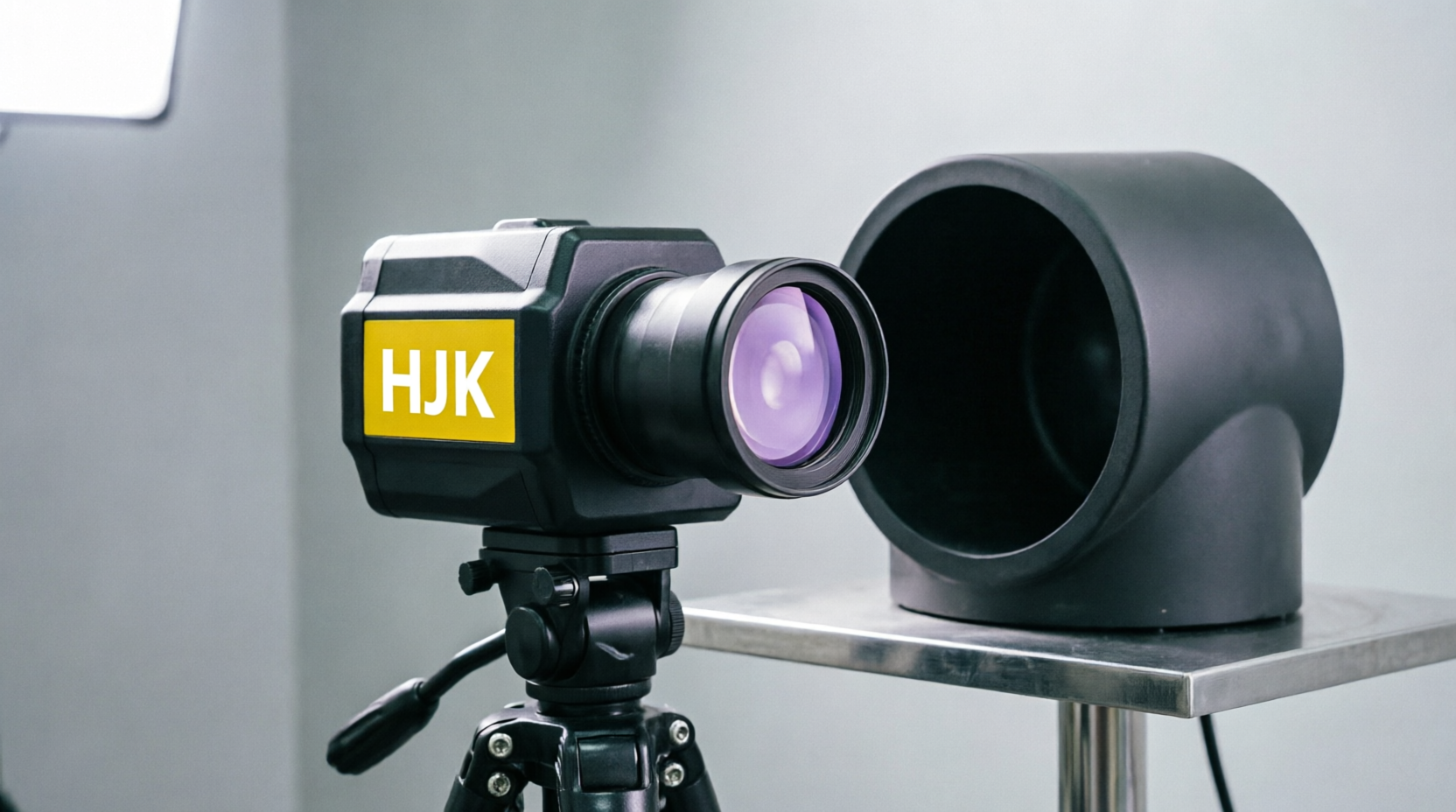 Калибровка инфракрасного тепловизора HJK на источнике абсолютно черного тела в лаборатории